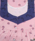 Cotton Half Open Small Printed Nighty