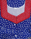 Rayon Half Open Small Printed Nighty