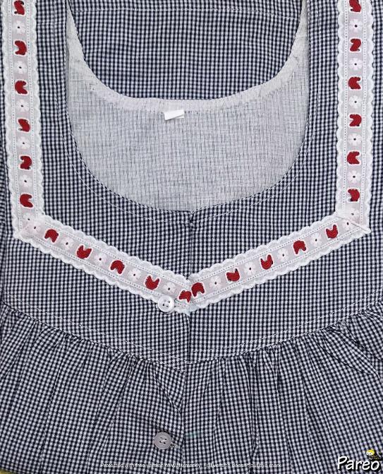 Bantex Half Open Small Printed Nighty