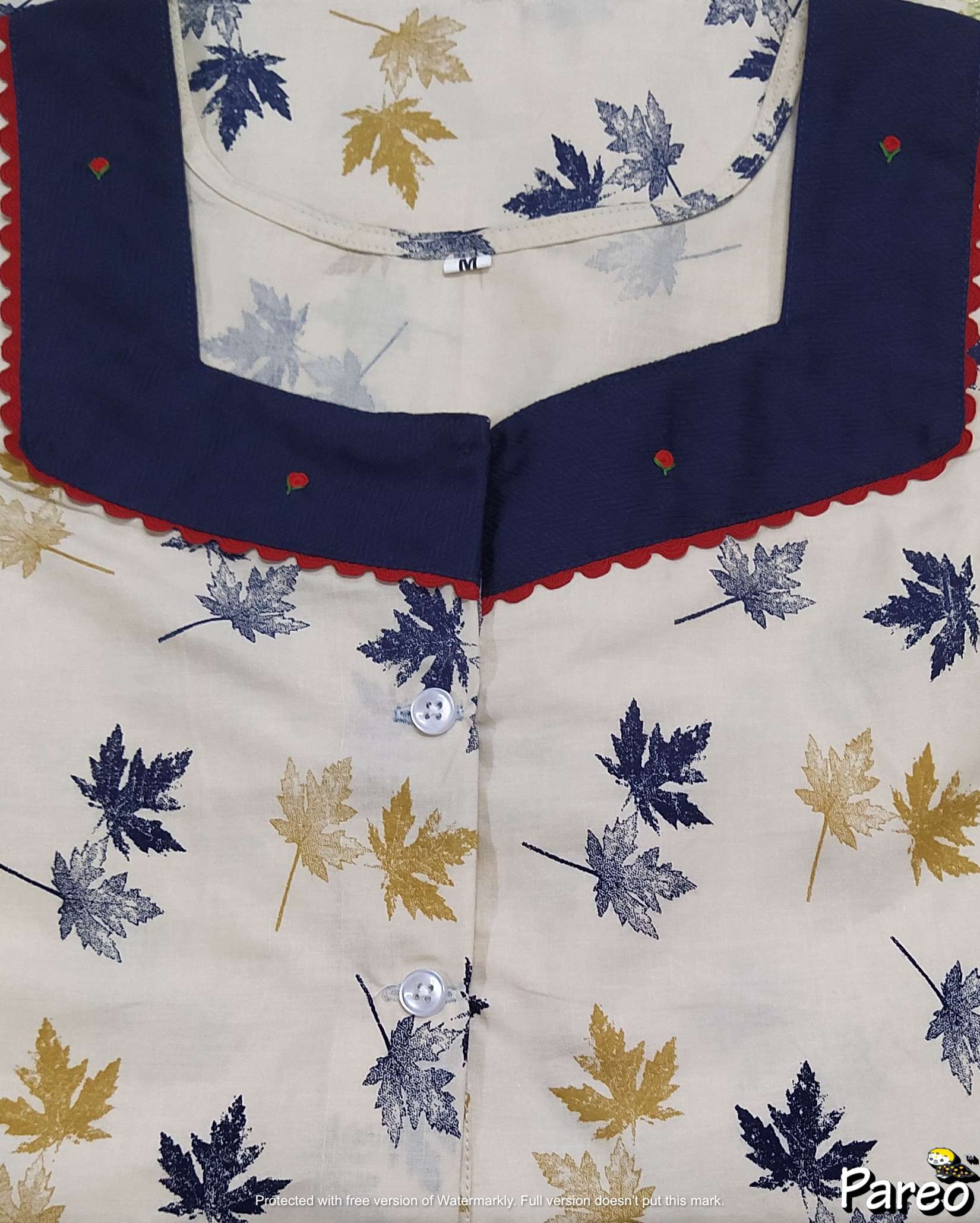 Cotton A-Line Medium Printed Nighty