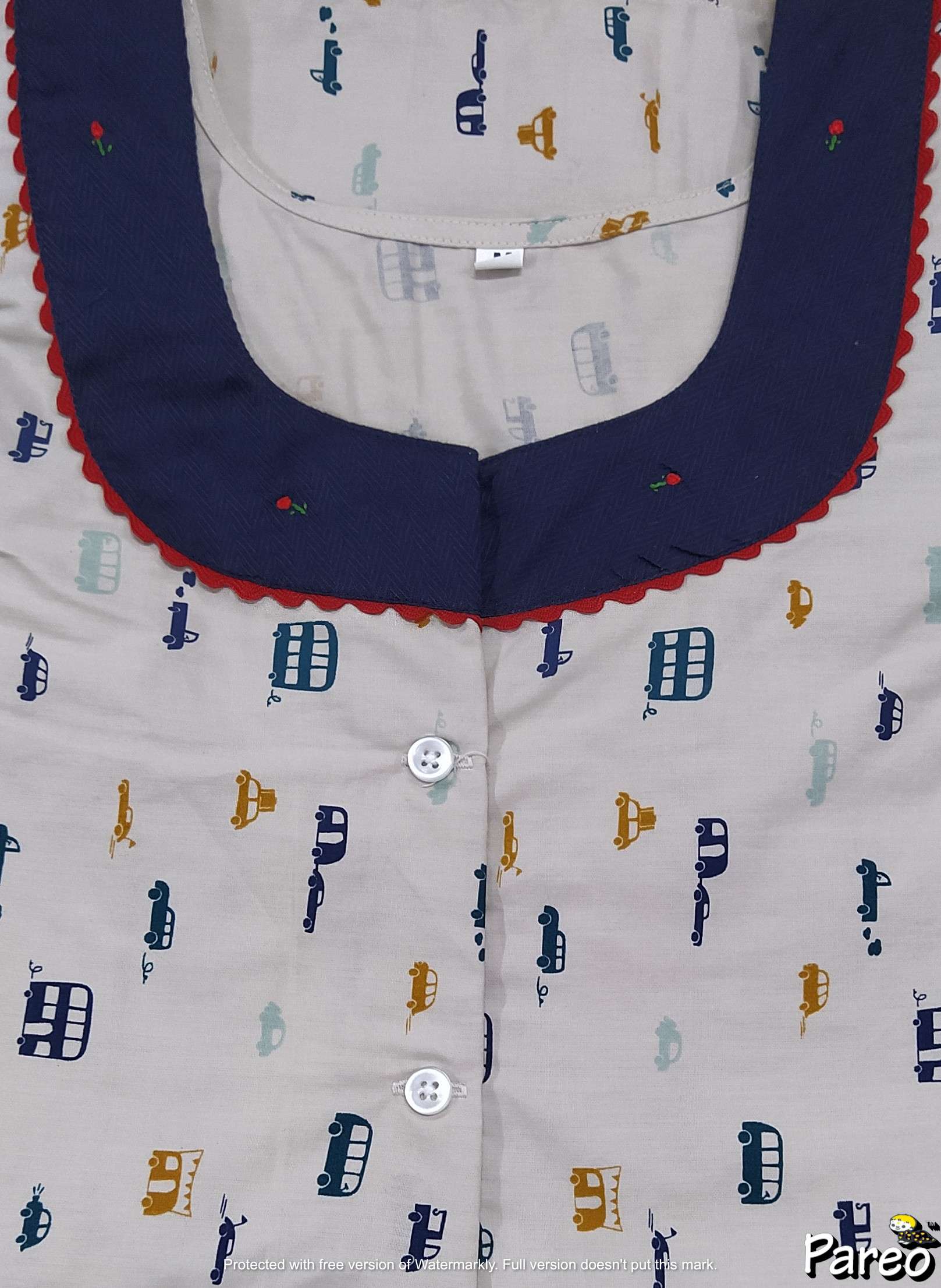 Cotton A-Line Medium Printed Nighty