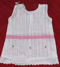 Q Frock 100% cotton in Red and Pink with Hand Embroidery