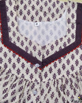 Cotton Half Open Medium Printed Nighty