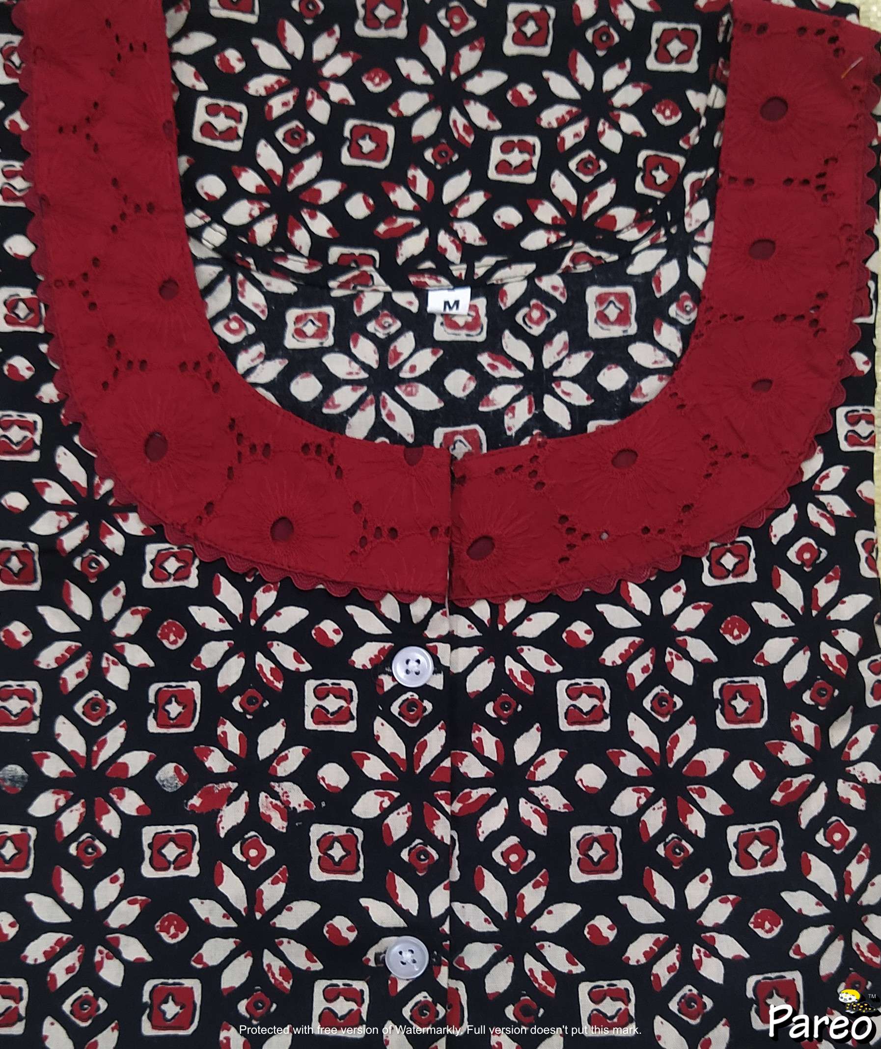 Cotton A-Line Medium Printed Nighty