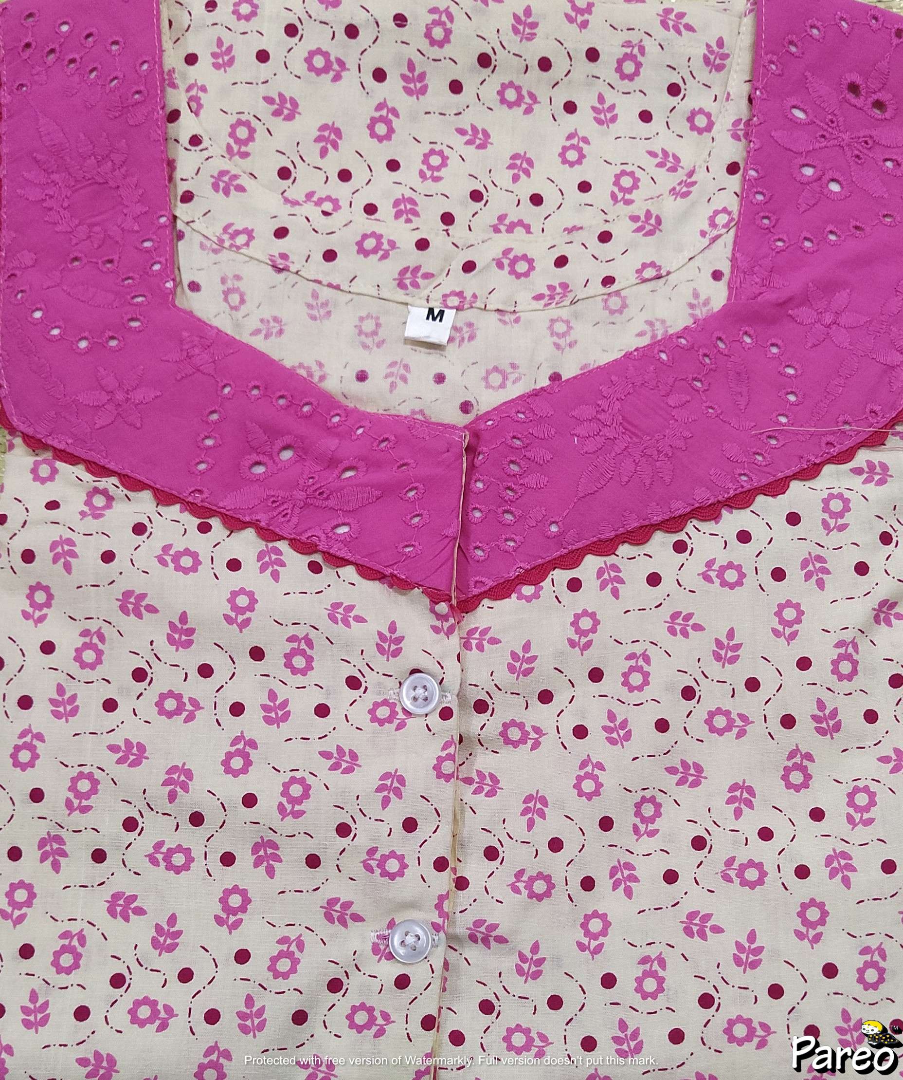 Cotton A-Line Medium Printed Nighty