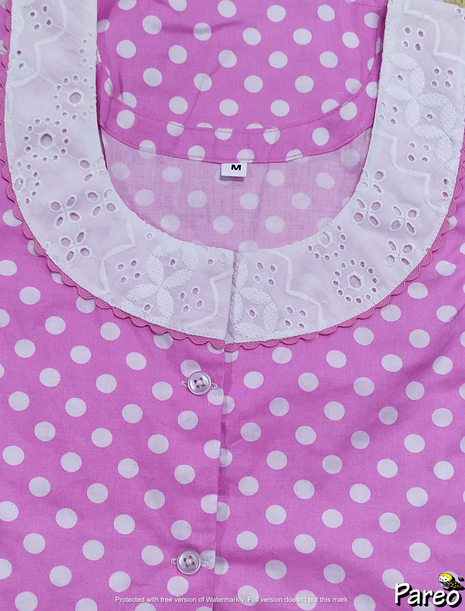 Cotton Half Open Medium Printed Nighty