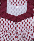 Cotton Half Open Small Printed Nighty