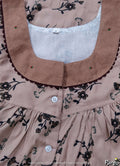 Rayon Half Open Small Printed Nighty