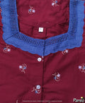 Cotton A-Line Large Printed Nighty