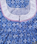 Rayon Half Open Large Printed Nighty