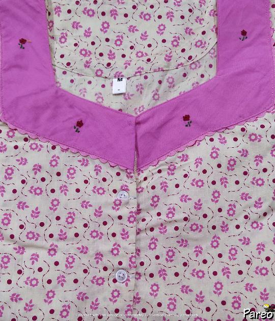 Cotton A-Line Medium Printed Nighty