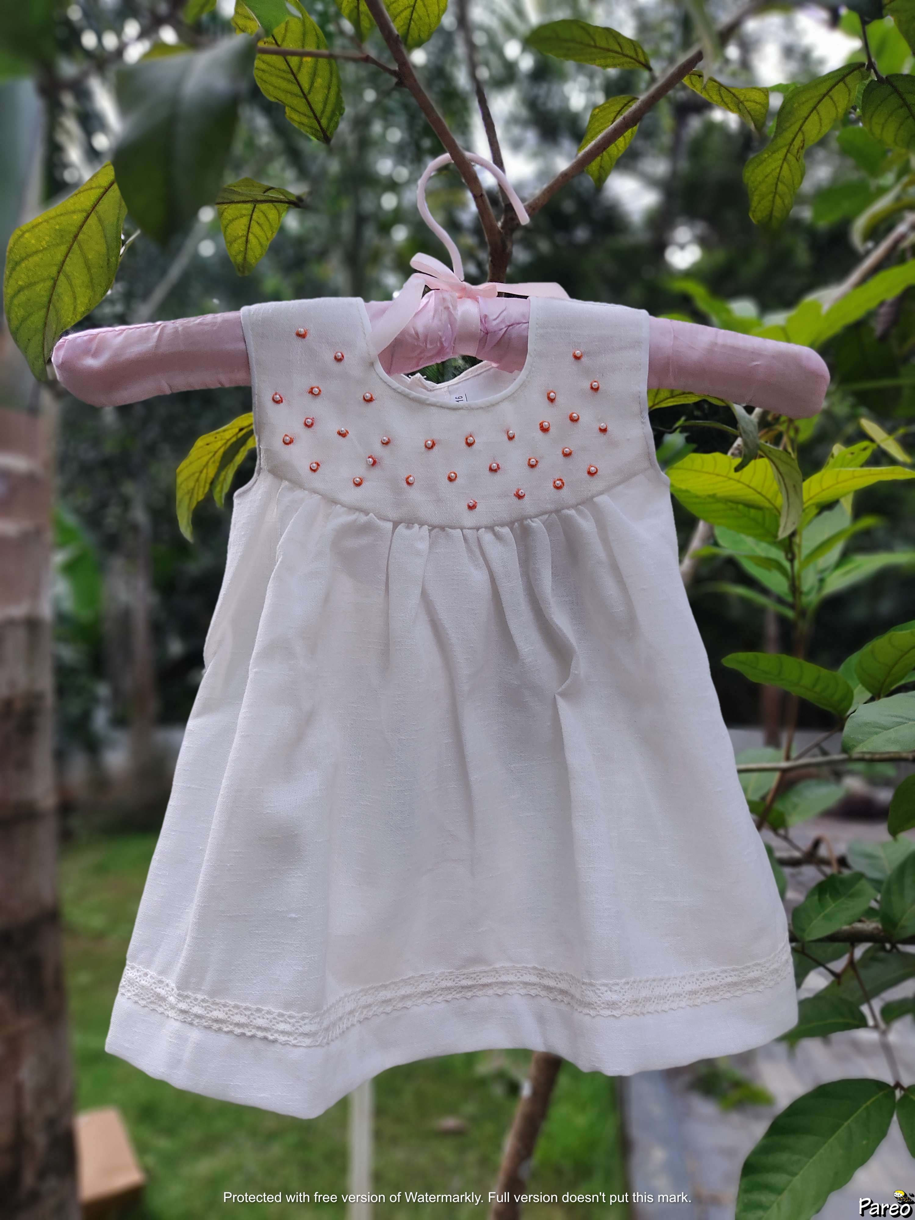 Belt Frocks for girls  6 months to 1.5 years old