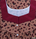 Cotton Half Open Large Printed Nighty