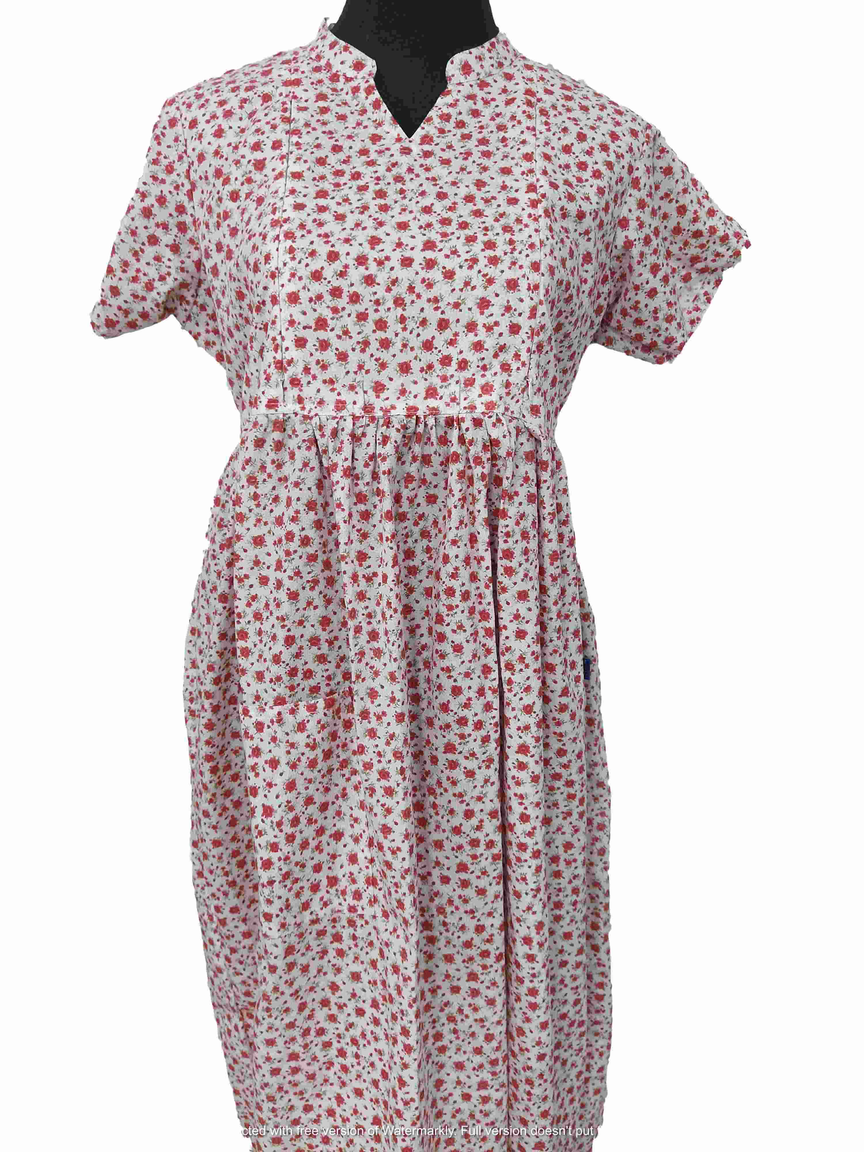 Cotton Half Open Medium Printed Maternity Wear