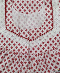 Cotton Half Open Small Printed Nighty