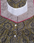 Cotton Half Open Small Printed Nighty
