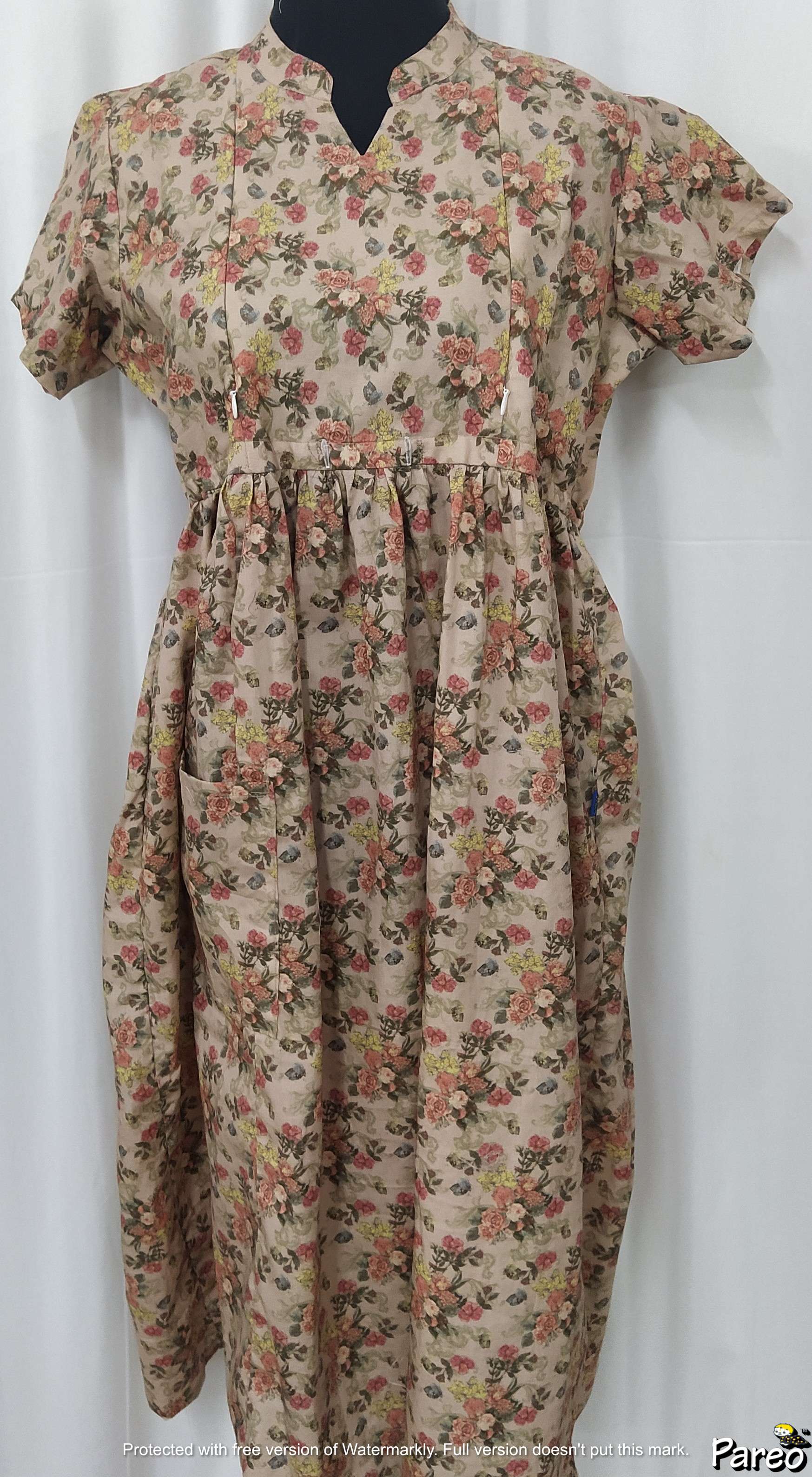 Cotton Half Open Medium Printed Maternity Wear