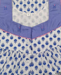Cotton Half Open Small Printed Nighty
