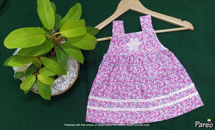Belt Frocks for girls  6 months to 1.5 years old