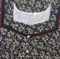 Cotton Half Open Large Printed Nighty