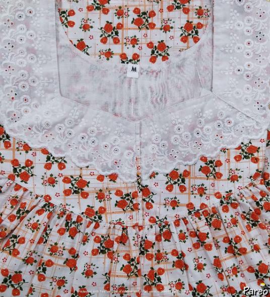 Cotton No Open Medium Printed Nighty