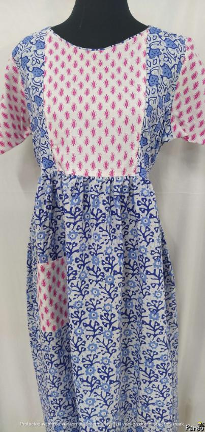 Cotton Side zip Medium Printed Maternity Wear