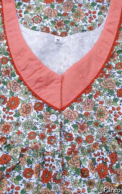 Cotton Half Open Medium Printed Nighty
