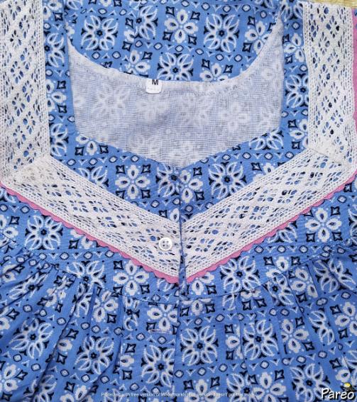Rayon Full Open Medium Printed Nighty
