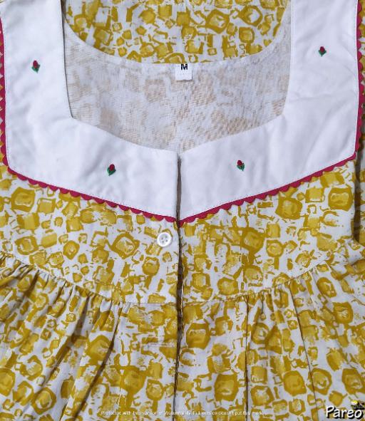 Cotton Half Open Medium Printed Nighty