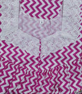 Cotton No Open Small Printed Nighty