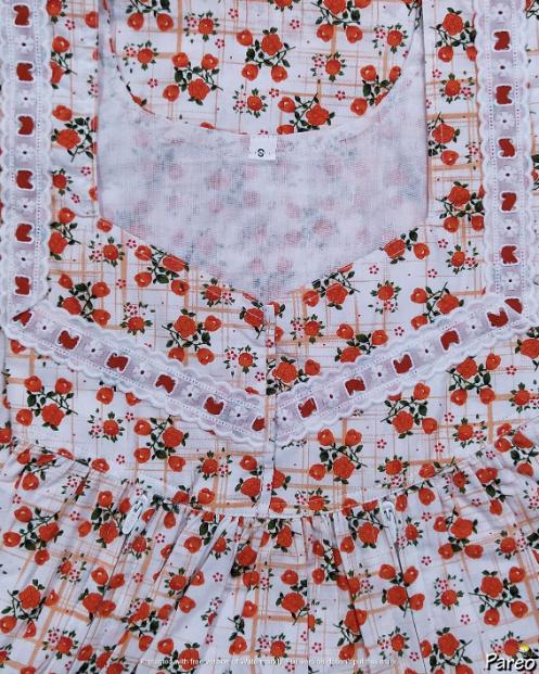 Bantex Side zip Small Printed Nighty