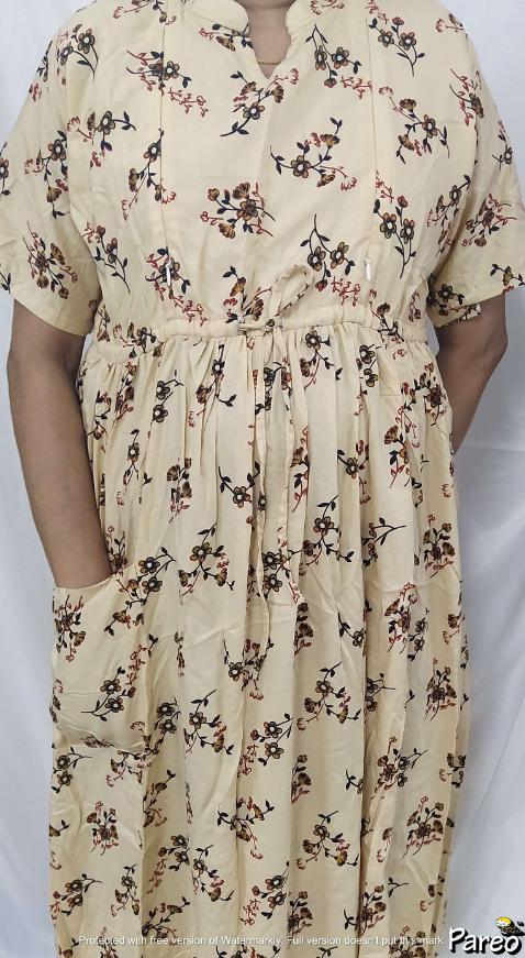 Bantex Side zip Medium Printed Maternity Wear