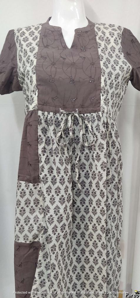 Cotton Side zip Medium Printed Maternity Wear