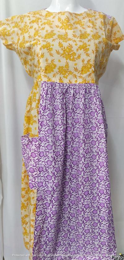 Cotton Side zip Medium Printed Maternity Wear
