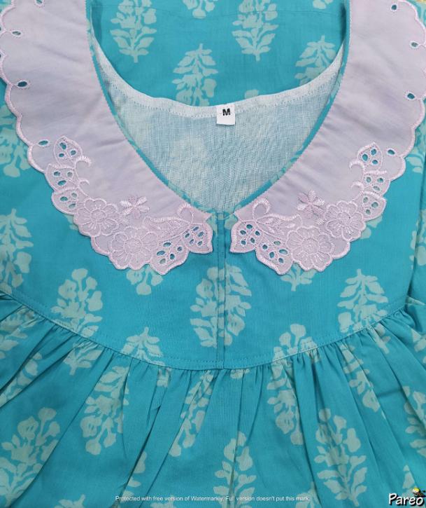 Soft Cotton No Open Medium Printed Nighty