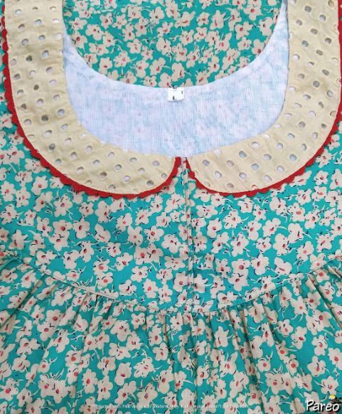 Cotton No Open Large Printed Nighty