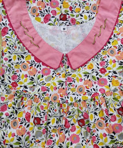 Cotton No Open Medium Printed Nighty