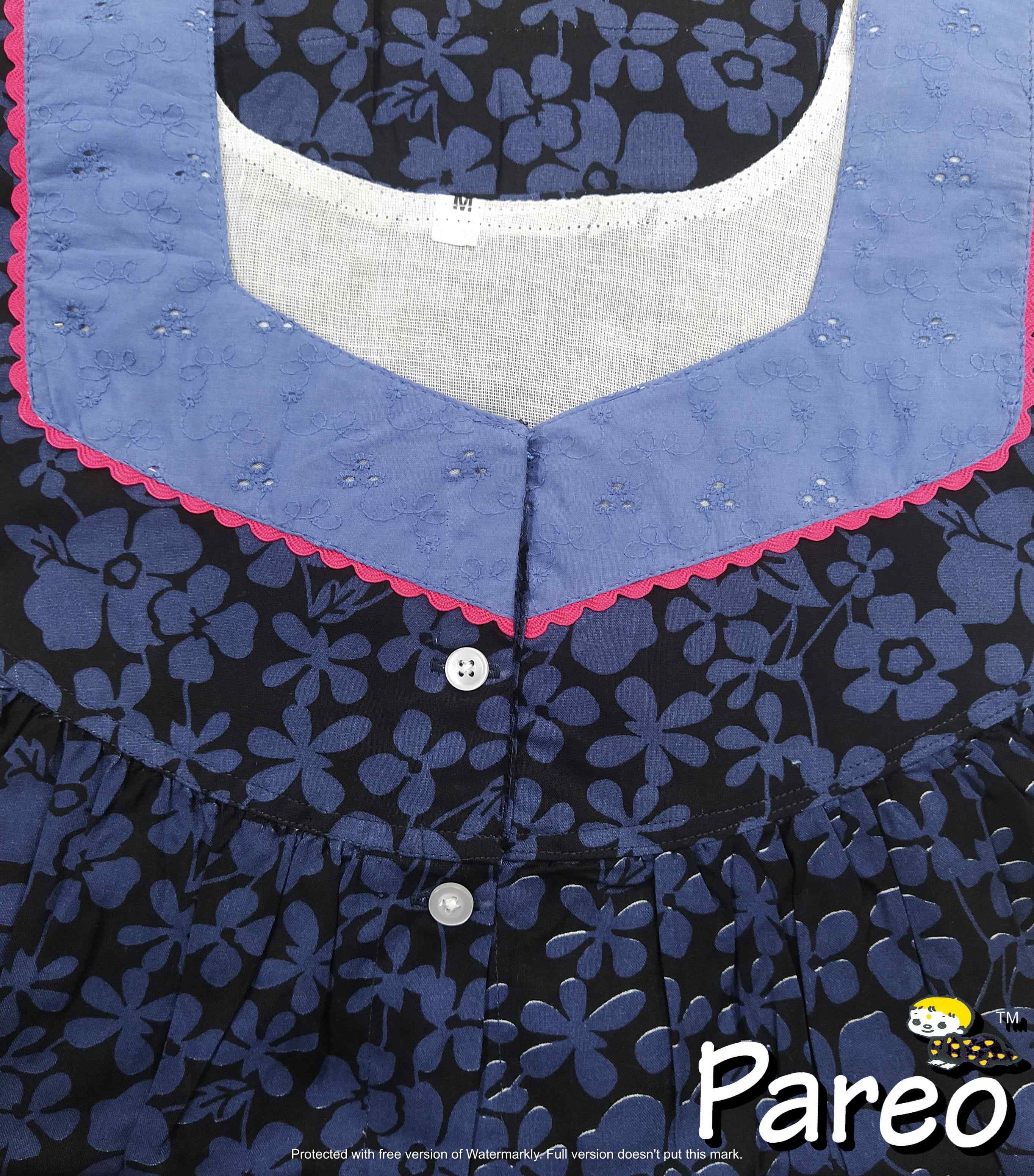 Rayon Full Open Medium Printed Nighty