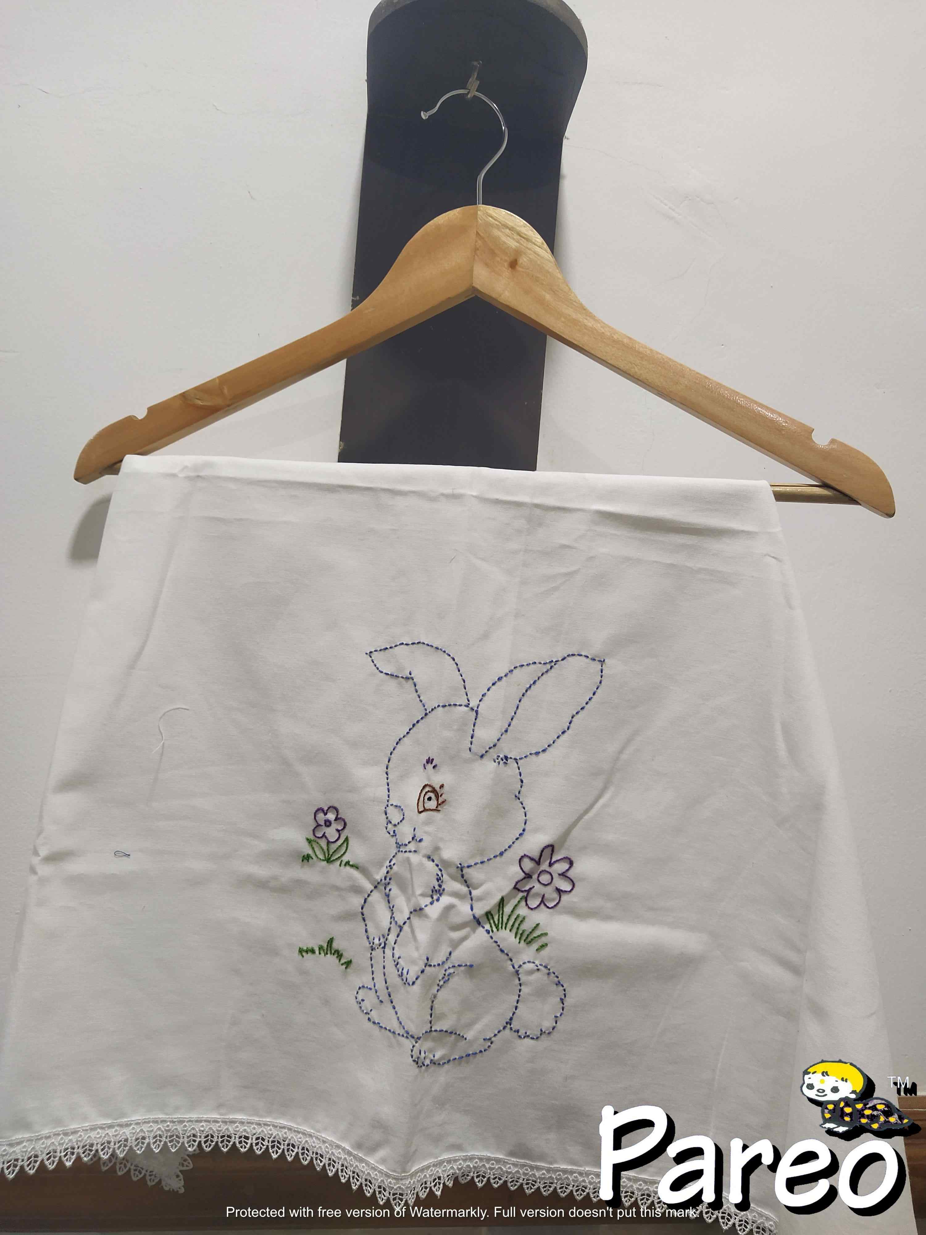 Embroidered Baby sheet for new borns