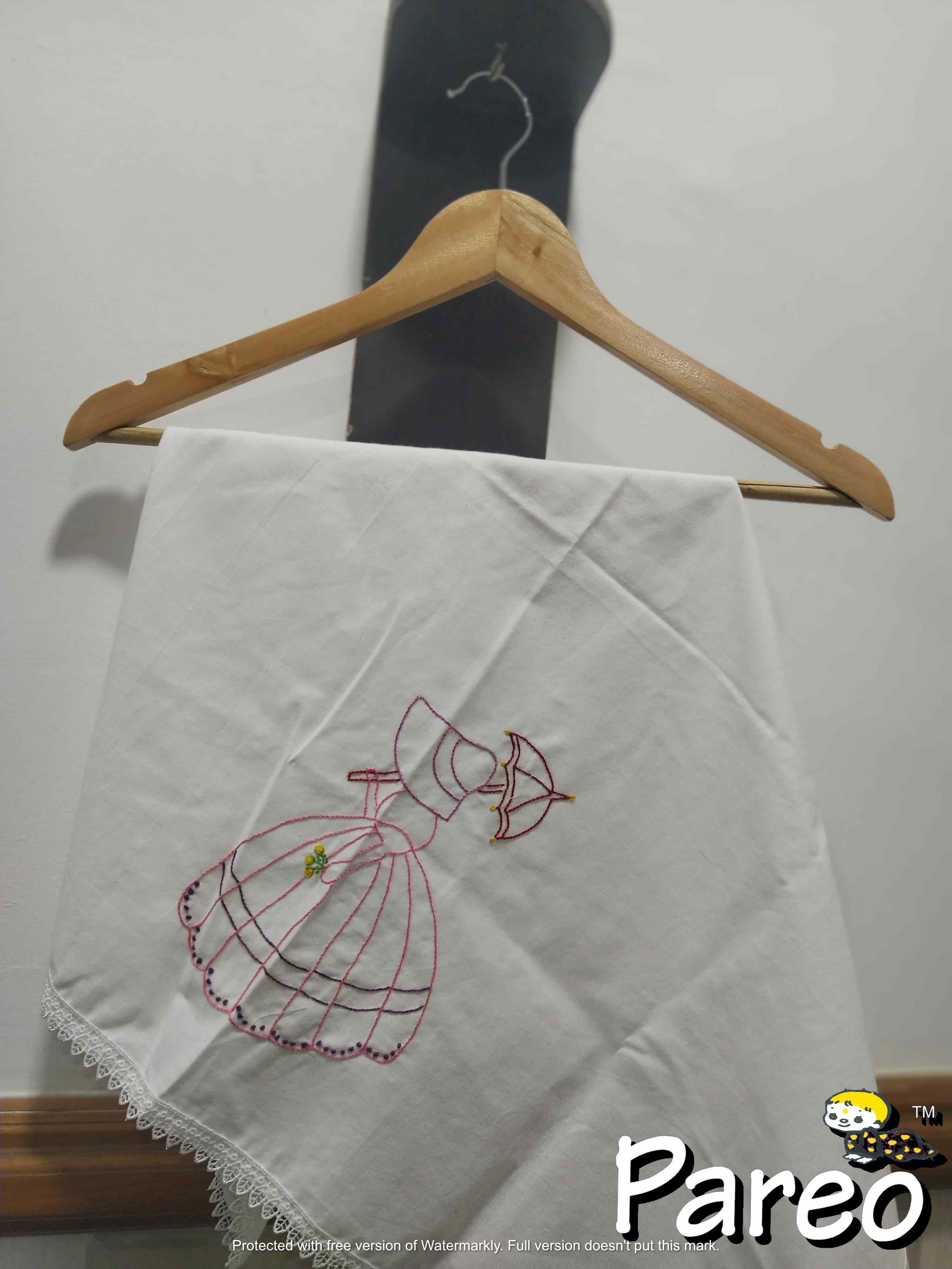 Embroidered Baby sheet for new borns