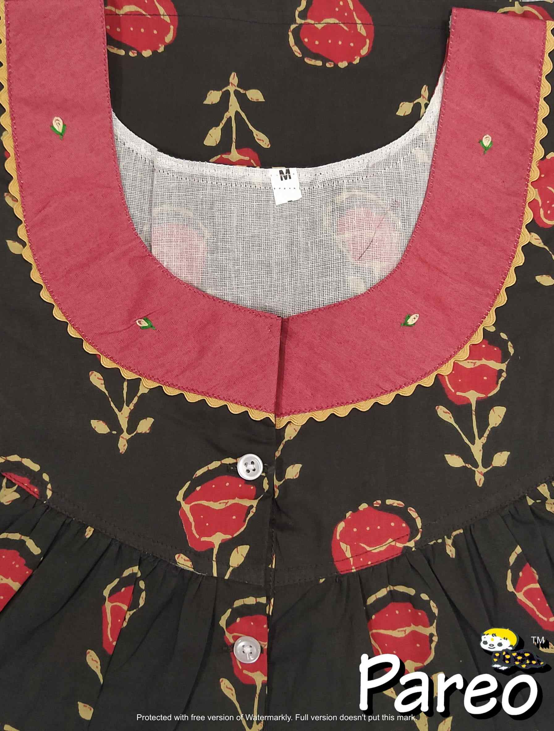 Soft Cotton Extra long Medium Printed Nighty