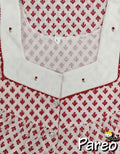 Cotton Half Open Large Printed Nighty