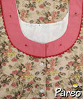 Cotton Half Open Large Printed Nighty