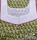 Cotton Half Open Large Printed Nighty