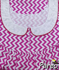 Cotton Side zip Large Printed Nighty