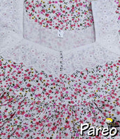 Cotton No Open Large Printed Nighty