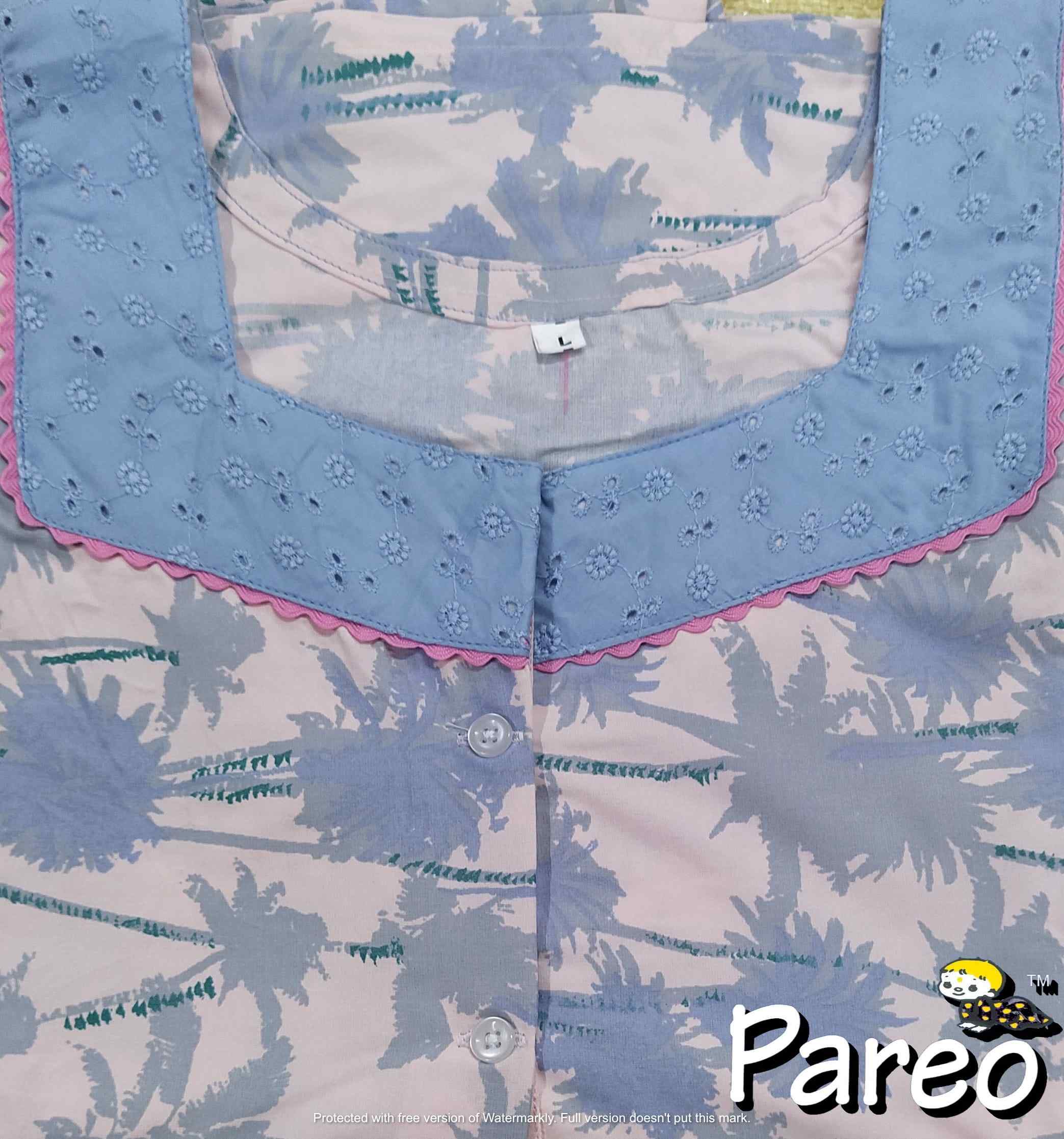 Bantex Half Open Large Printed Nighty