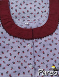 Cotton A-Line Large Printed Nighty