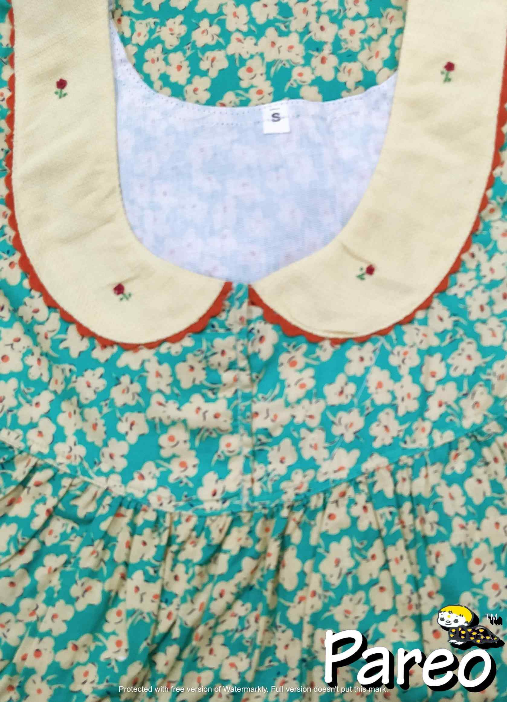 Soft Cotton no Open Small Printed Nighty