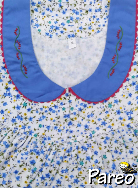 Soft Cotton No Open Small Printed Nighty